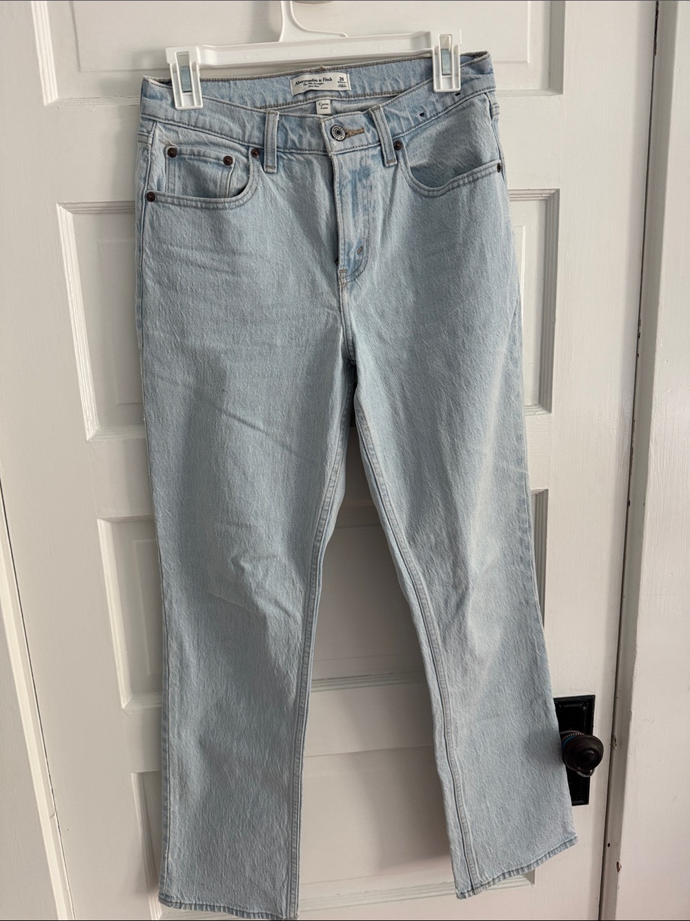 Abercrombie & Fitch Light Blue Straight Leg Jeans